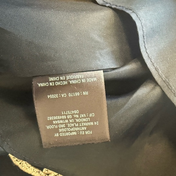 Moulinette Soeurs (Anthropologie) size 2 NWOT Navy Floral Embroidered Mini Dress - Picture 12 of 16